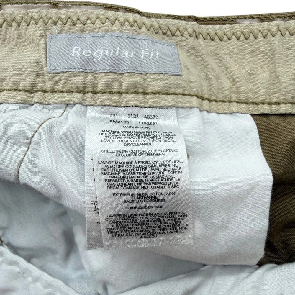 Columbia Mens Pants 38x32 Regular Fit Brown Cotton Stretch Utility Hiking AM0183